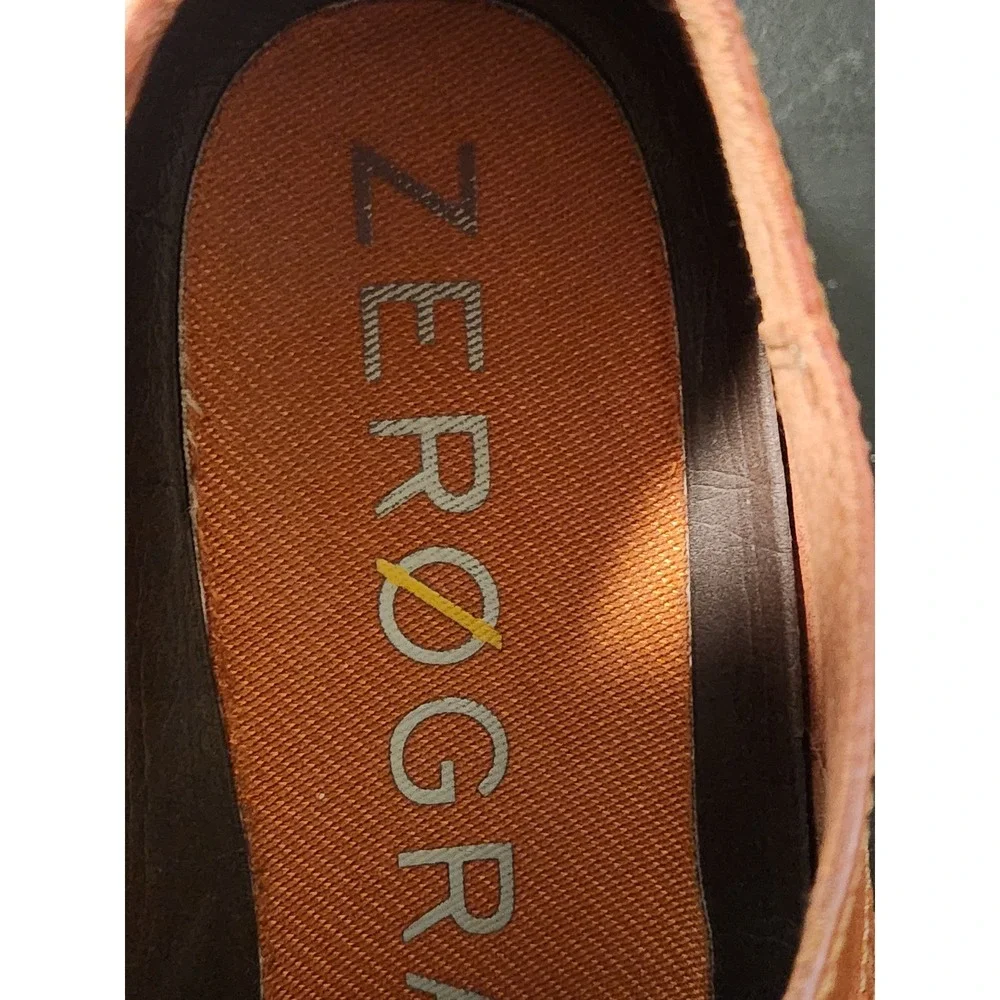 Cole Haan Zerogrand Wingtip Oxford Mens 13M British Tan Leather Shoes C29411